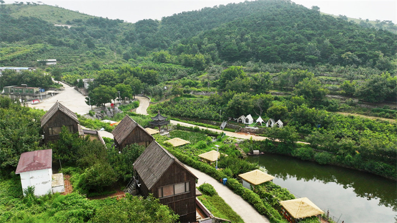 7月26日拍摄的唐山市丰润区山缘生态庄园。