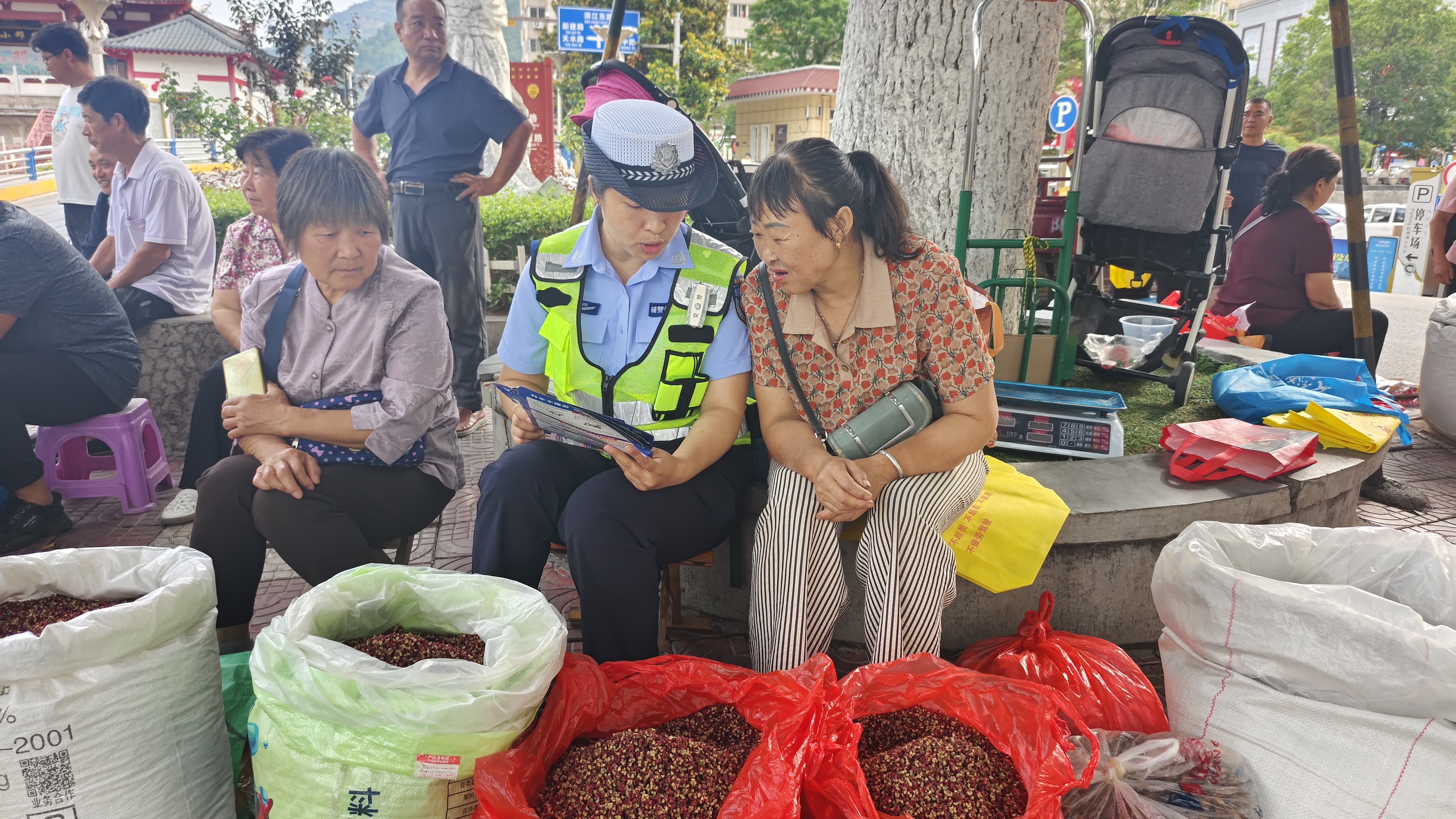宝鸡交警：清晨一抹藏蓝 守护椒市平安路