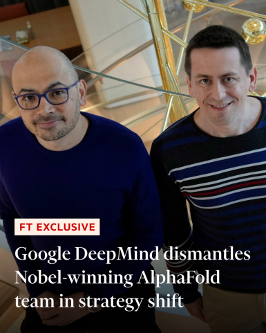 哈萨比斯过河拆桥?诺奖项目背后的AlphaFold团队被拆散了