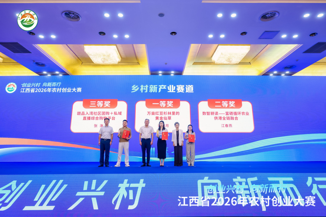 乡村新产业赛道一、二、三等奖