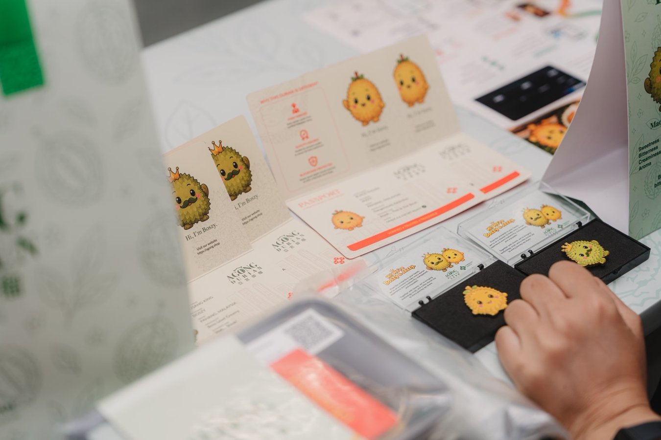 图:亚宫榴梿的溯源“身份护照”