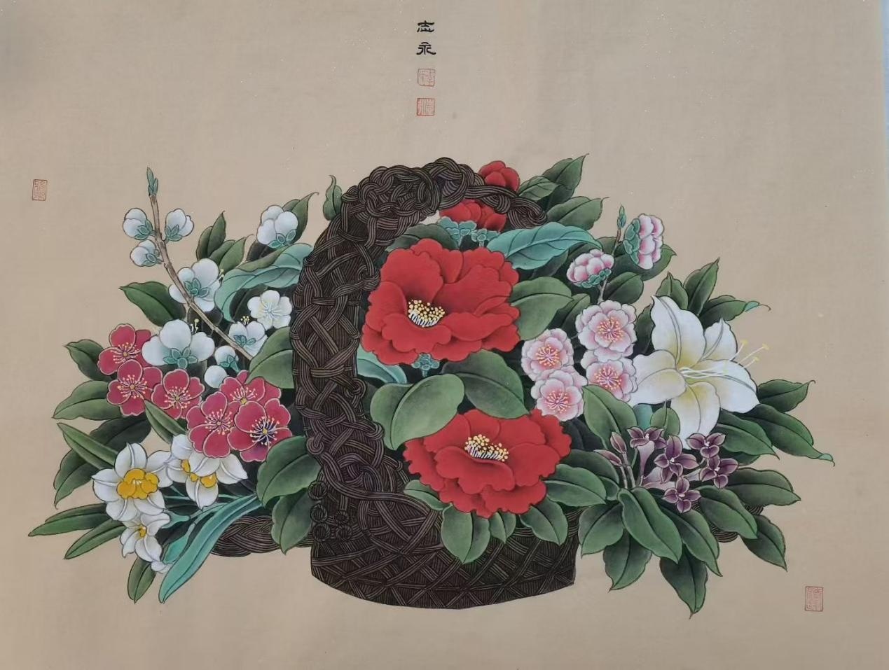 （李志永工笔画作品）