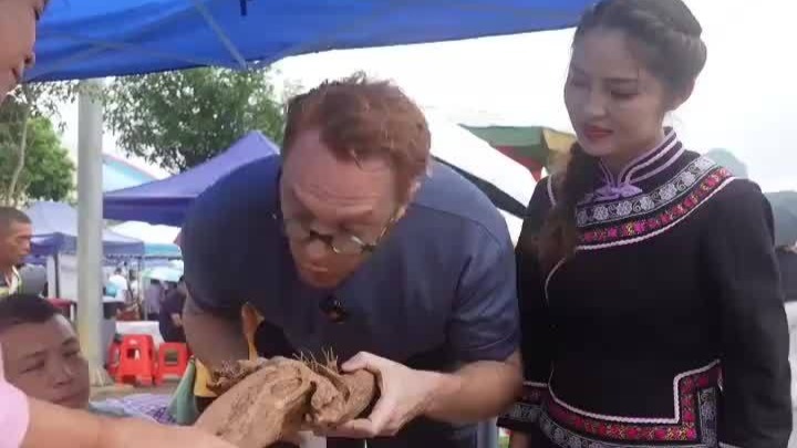 黄皮子、还魂草…老外逛壮族药市，每个摊位都震惊一下