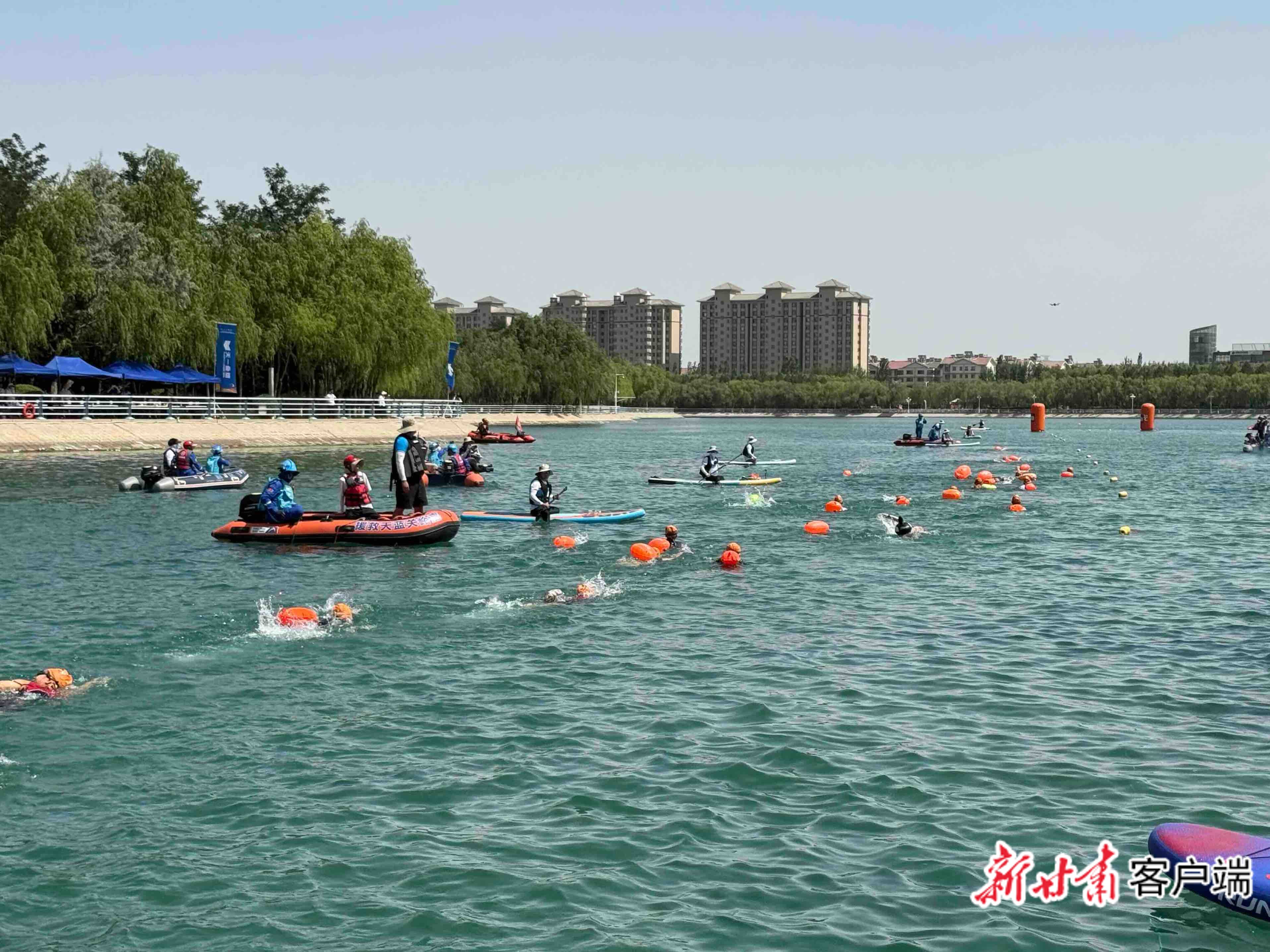 小铁人挑战赛比赛现场 新甘肃·甘肃日报记者 于晓明 摄