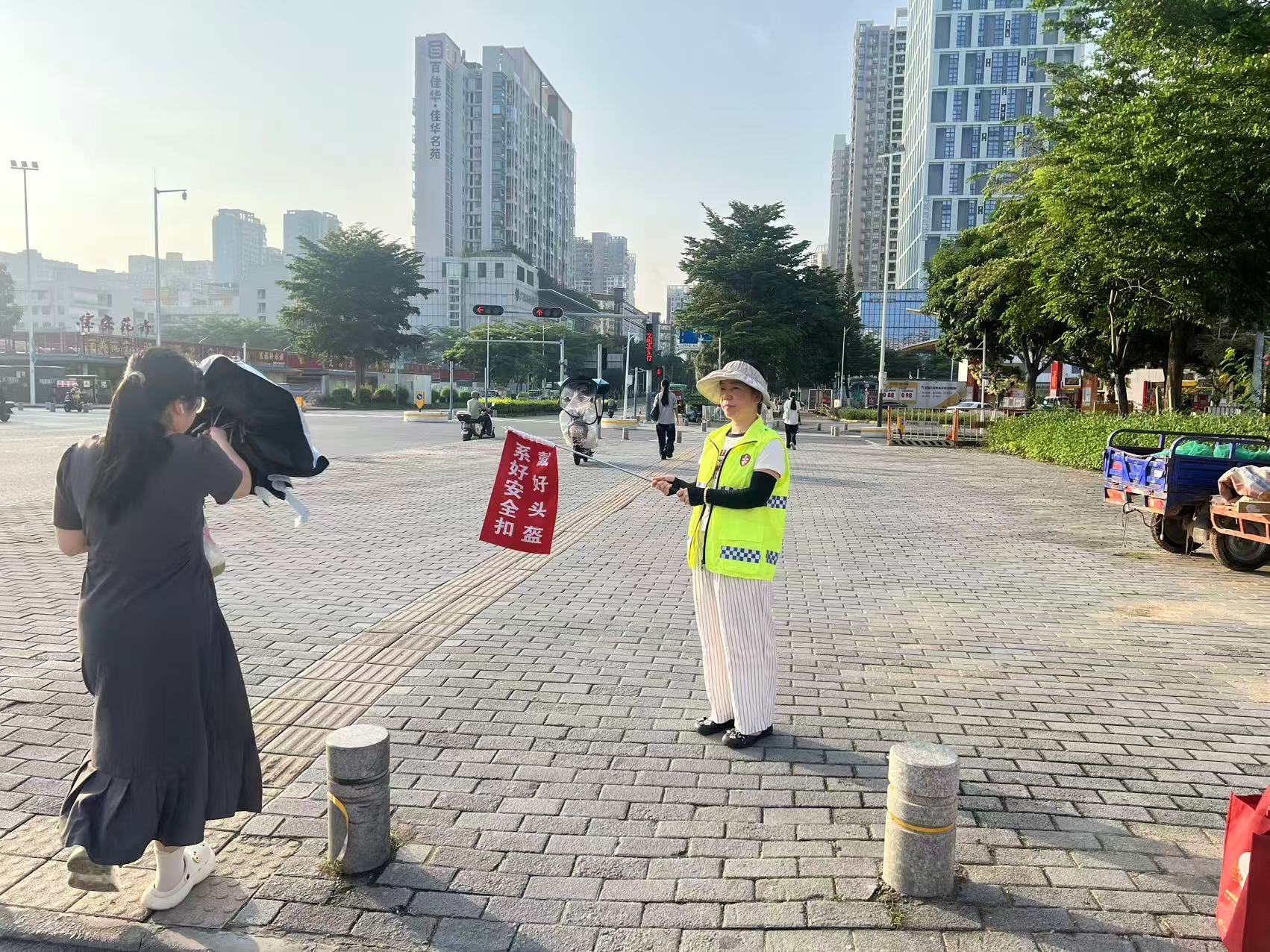 柔性劝导有温度 多方联动见实效——西乡街道径贝社区“软硬兼施”守护电动自行车出行安全