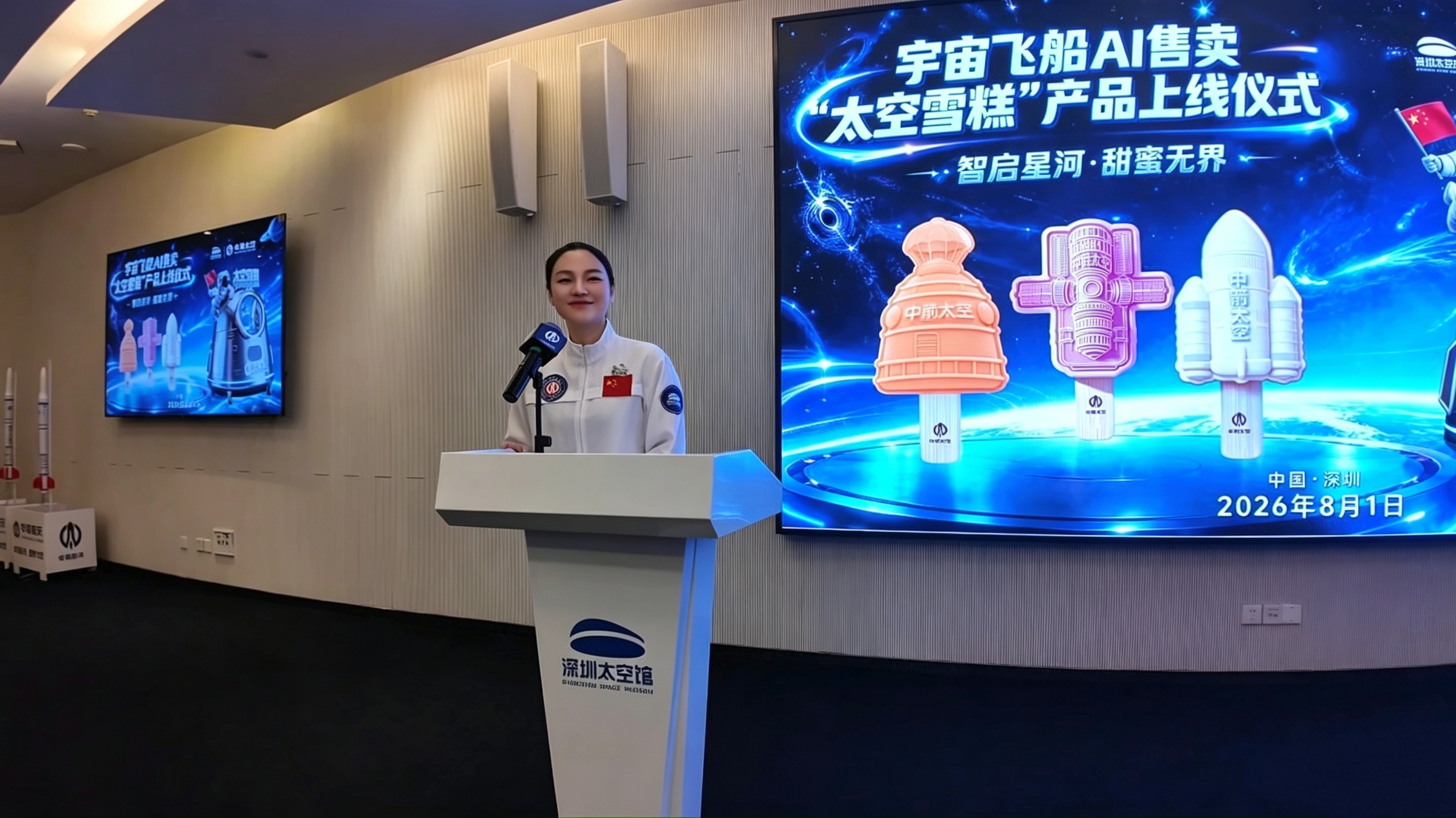 “宇宙飞船”开进深圳太空馆:AI售卖机器人开启航天科普新纪元