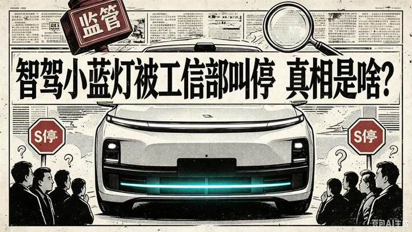 智驾小蓝灯被工信部叫停！真相是啥？