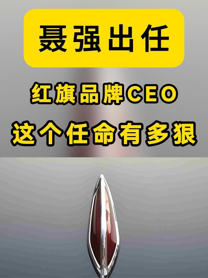 聂强出任红旗品牌CEO：这个任命，有多狠？