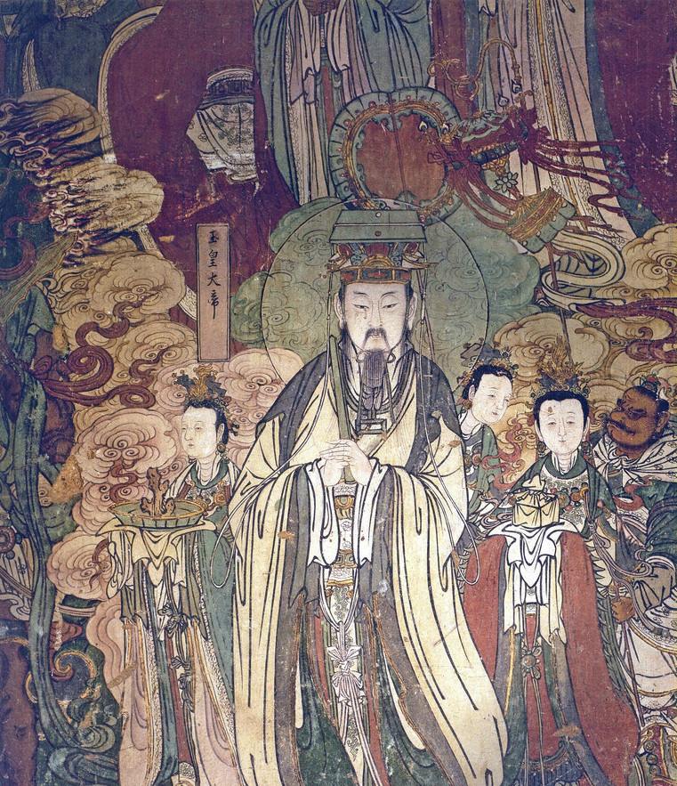 河北省石家庄毗卢寺壁画局部
