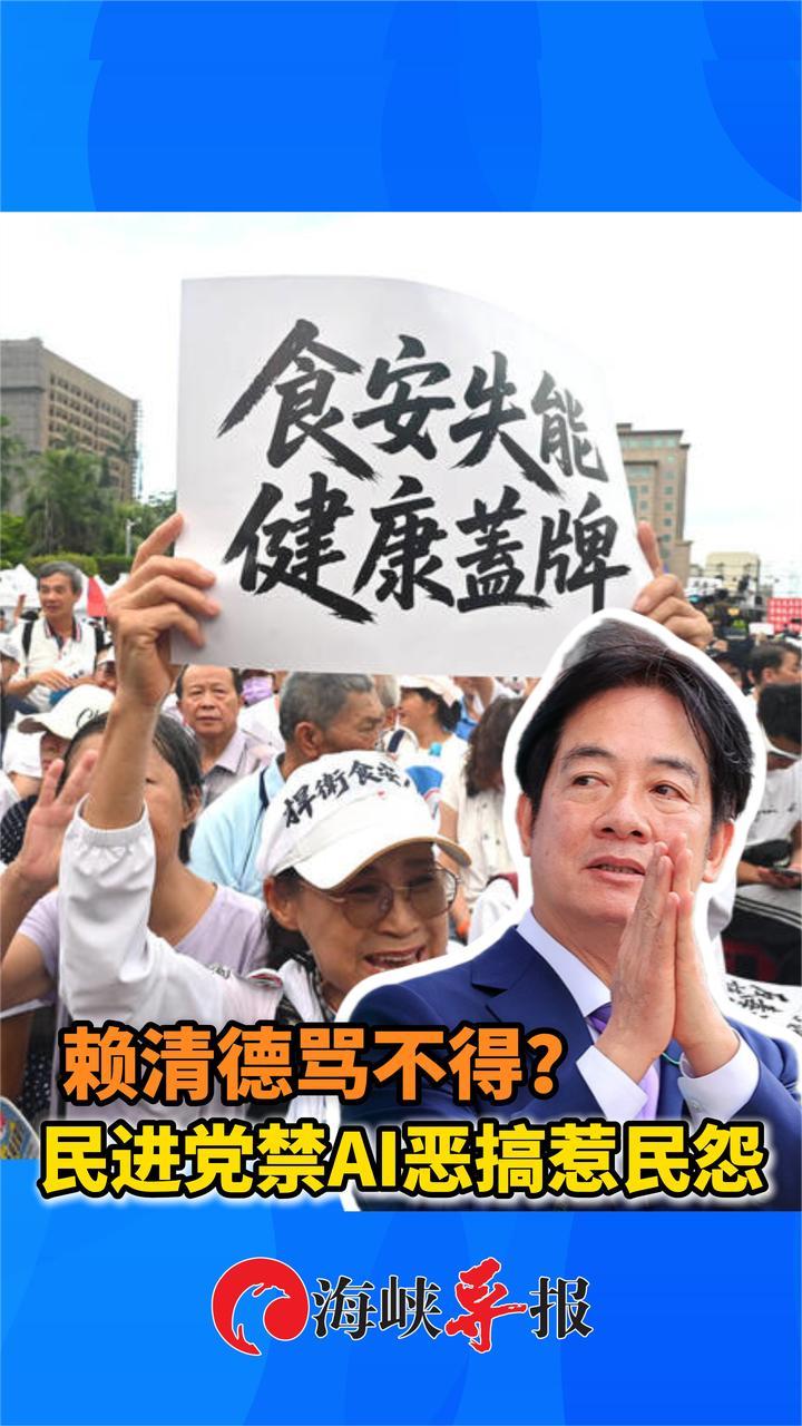 可以骂马英九但赖清德不行？民进党禁AI恶搞惹民怨