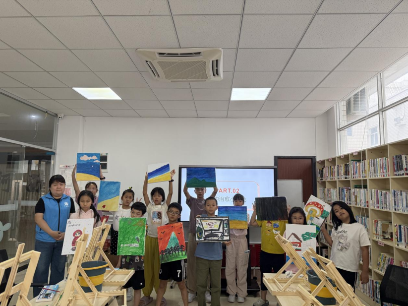 彩笔绘心，艺启成长 —河西社区青少年绘画疗愈成长小组