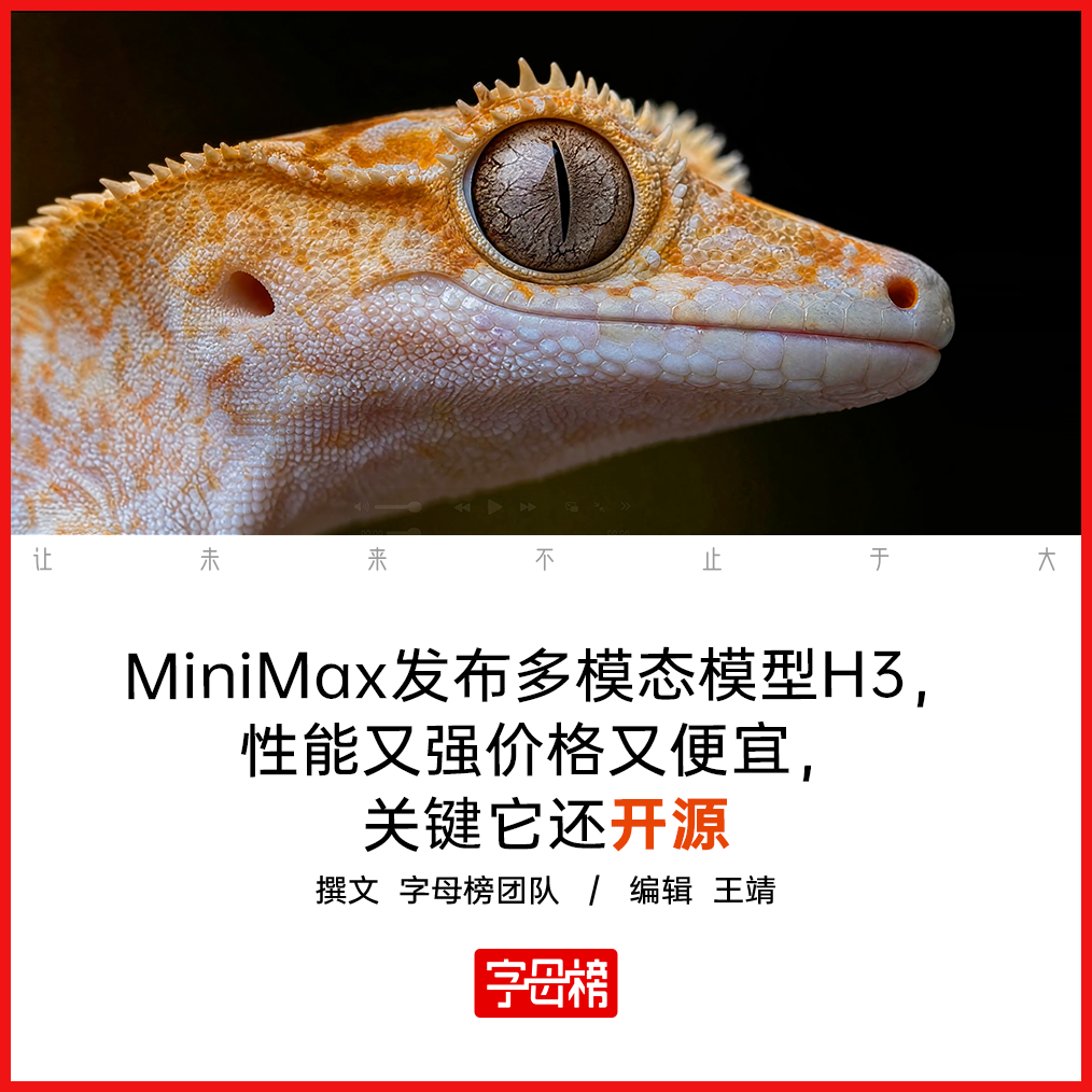天下苦闭源模型久矣,MiniMax H3要做多模态领域的Deepseek