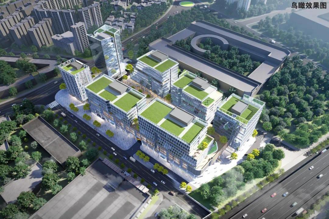龙瑞智造产业园效果图。