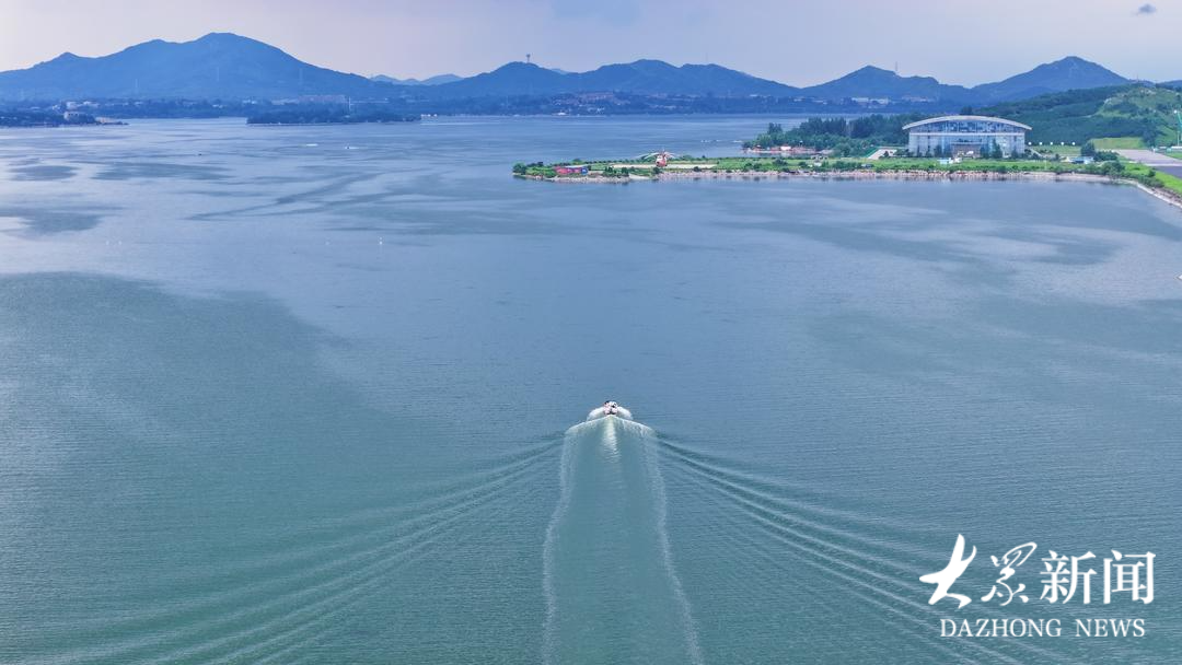 高空视角!济南 “小洱海” 雪野湖有多绝