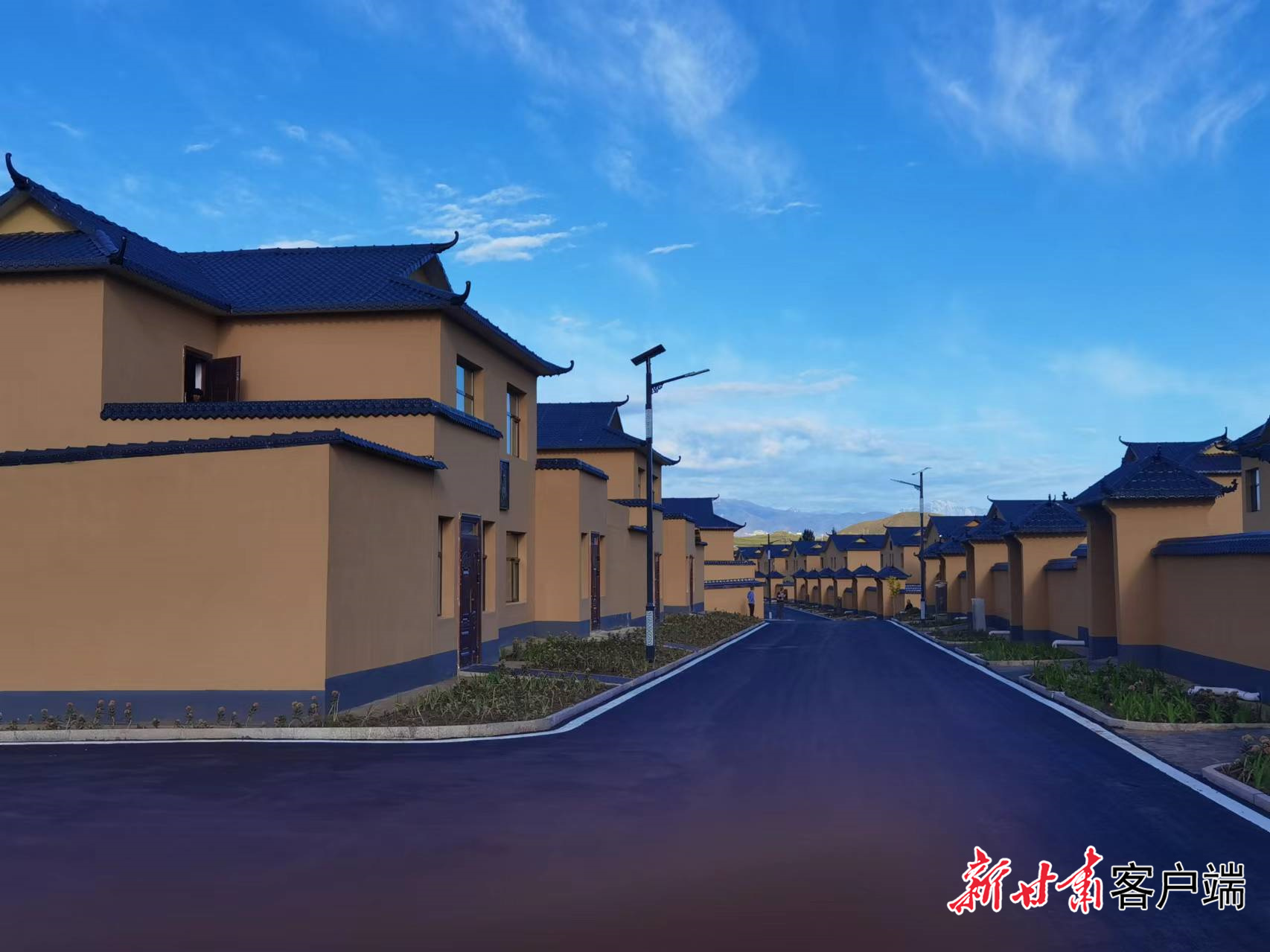 天祝县南山村和美乡村建设大幅提升乡村颜值 新甘肃·甘肃日报记者 马国顺 摄