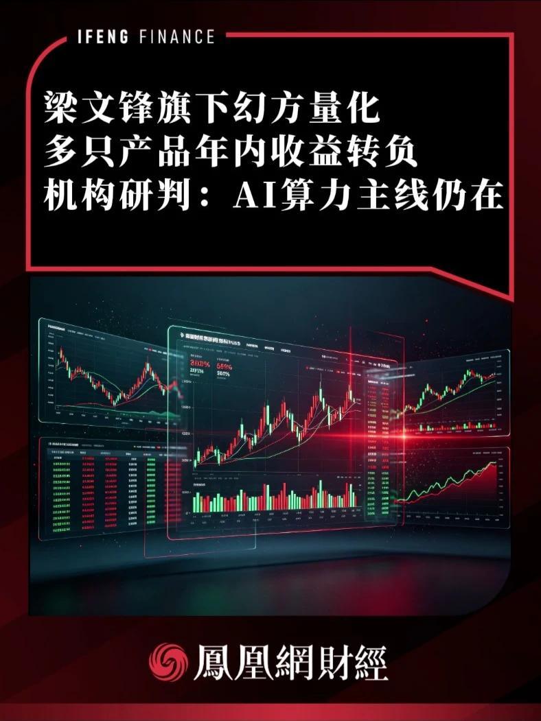 梁文锋旗下幻方量化，多只产品年内收益转负 机构研判：AI算力主线仍在