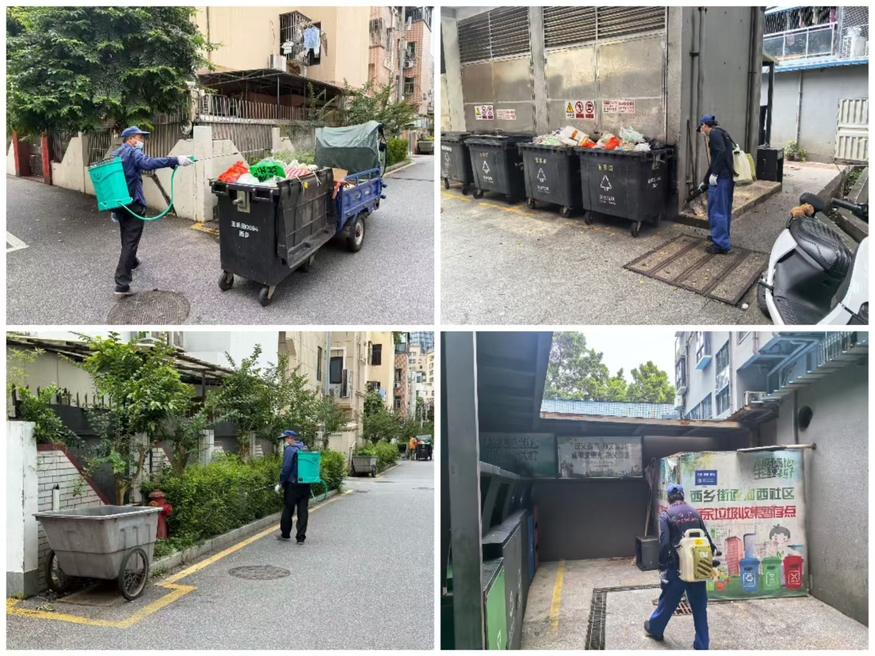开展爱国卫生运动 筑牢社区健康防线 —— 西乡街道河西社区扎实推进环境消杀工作