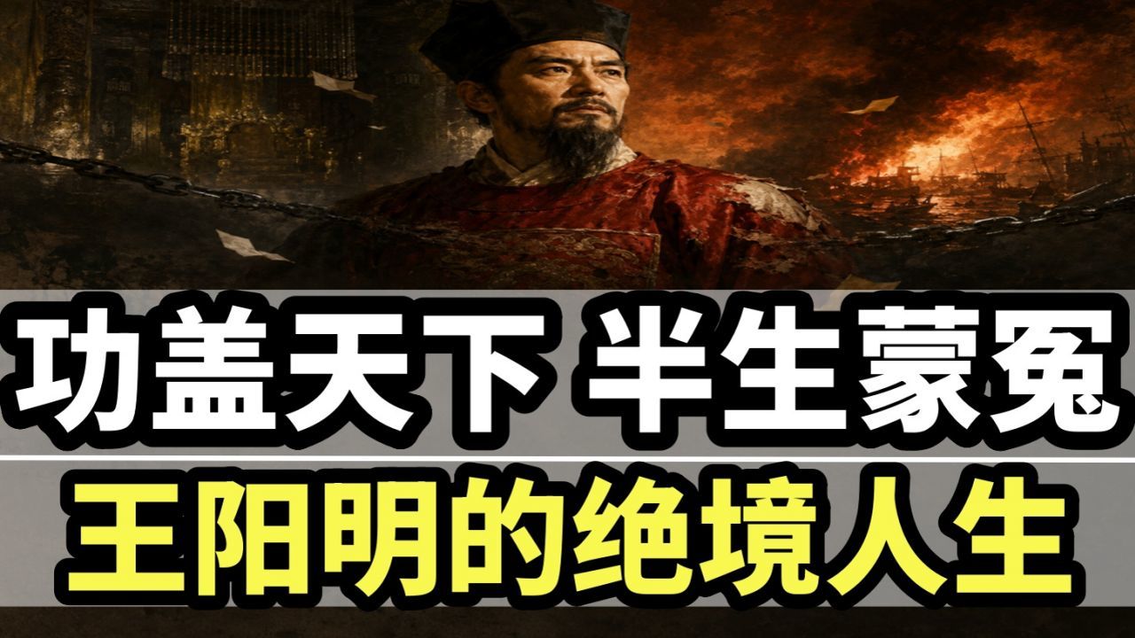受四十廷杖，烧十万叛军，死后爵位遭夺：“此心光明，亦复何言”，道尽王明阳坎坷的一生