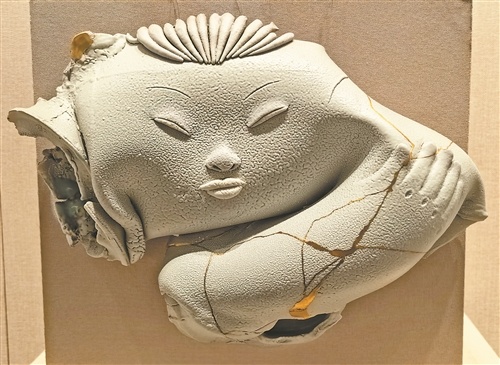 雕塑 《阿福No.1》 吕品昌作