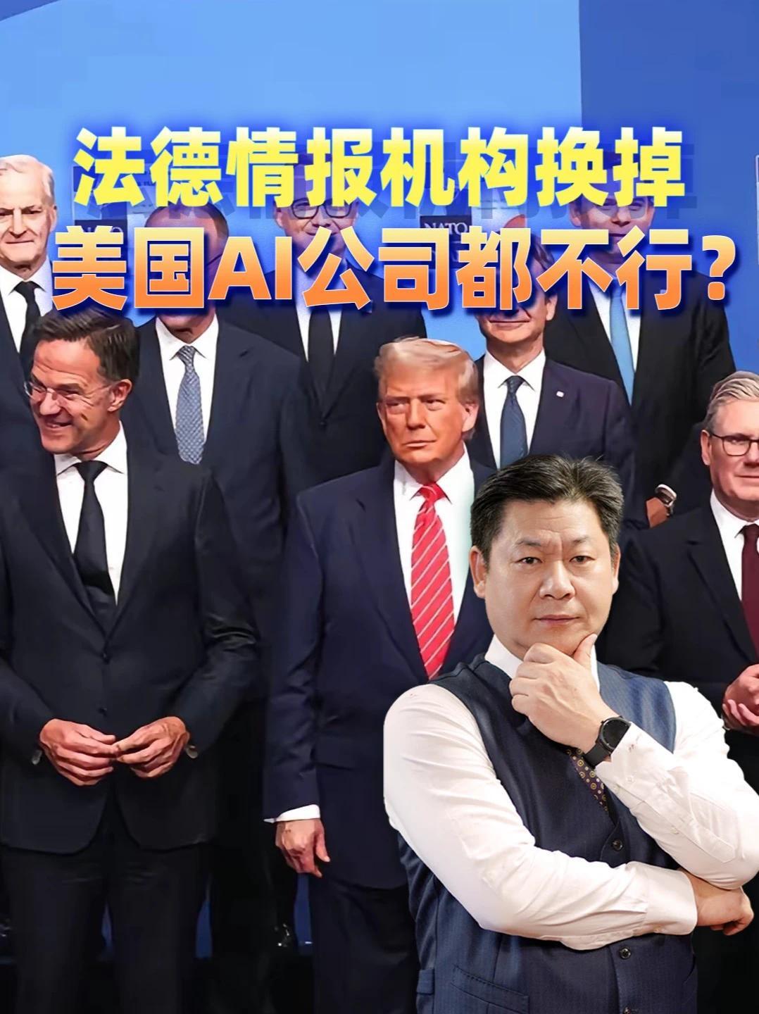 法德情报机构换掉美国AI公司，北约上将说战场系统找不到替代 #零基础看懂全球 #全球创作者计划