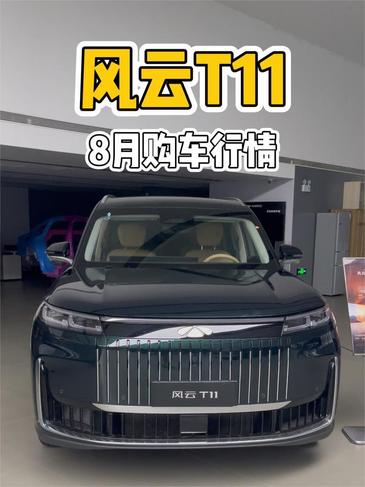 8月风云T11购车行情：3000元优惠，1万置换补贴+1万购置税补贴