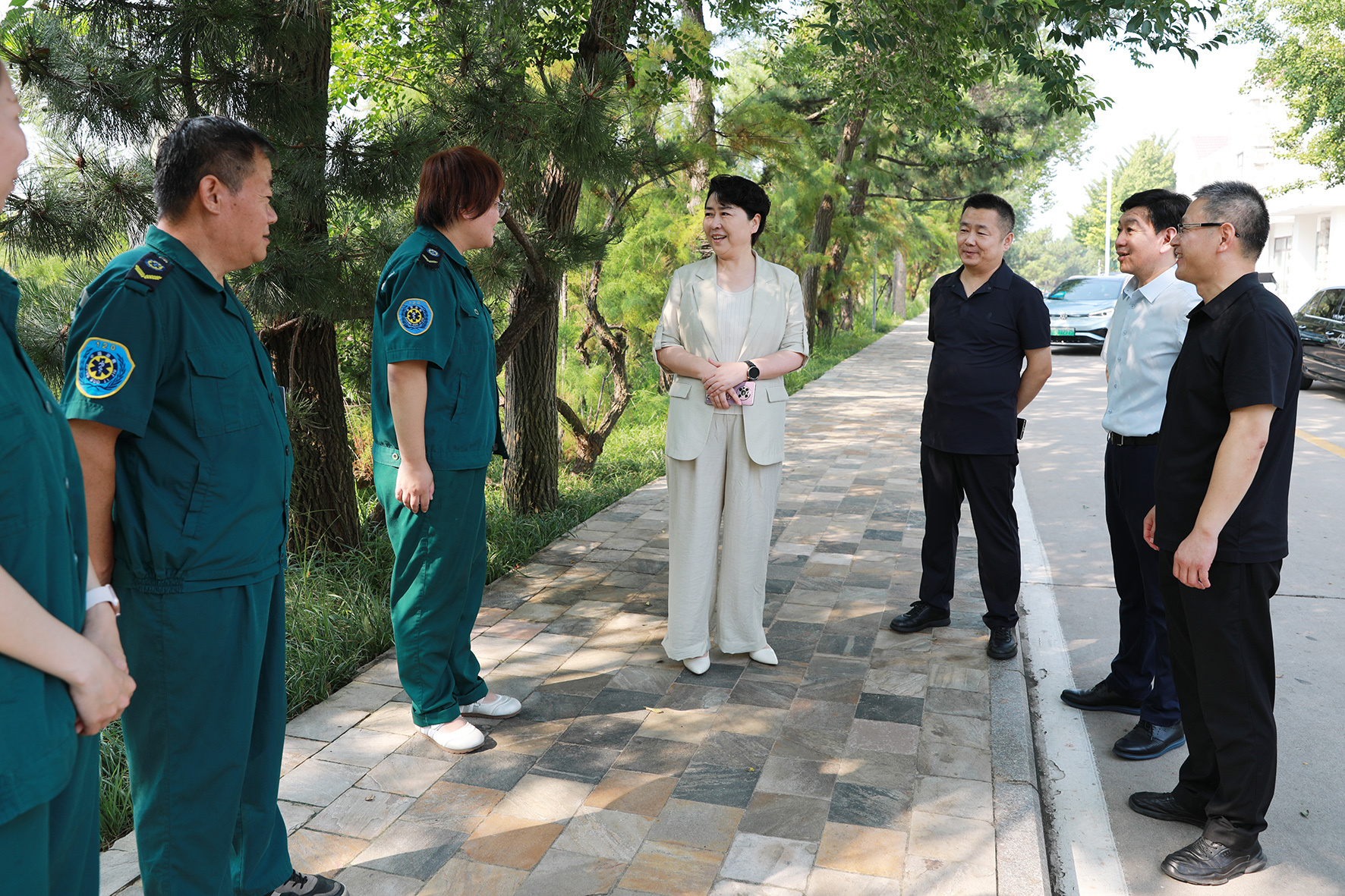 秦皇岛市卫健委主要领导赴沿海医疗保障一线开展调研