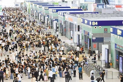暑运过半，南昌火车站7月累计发送旅客503.83万人次