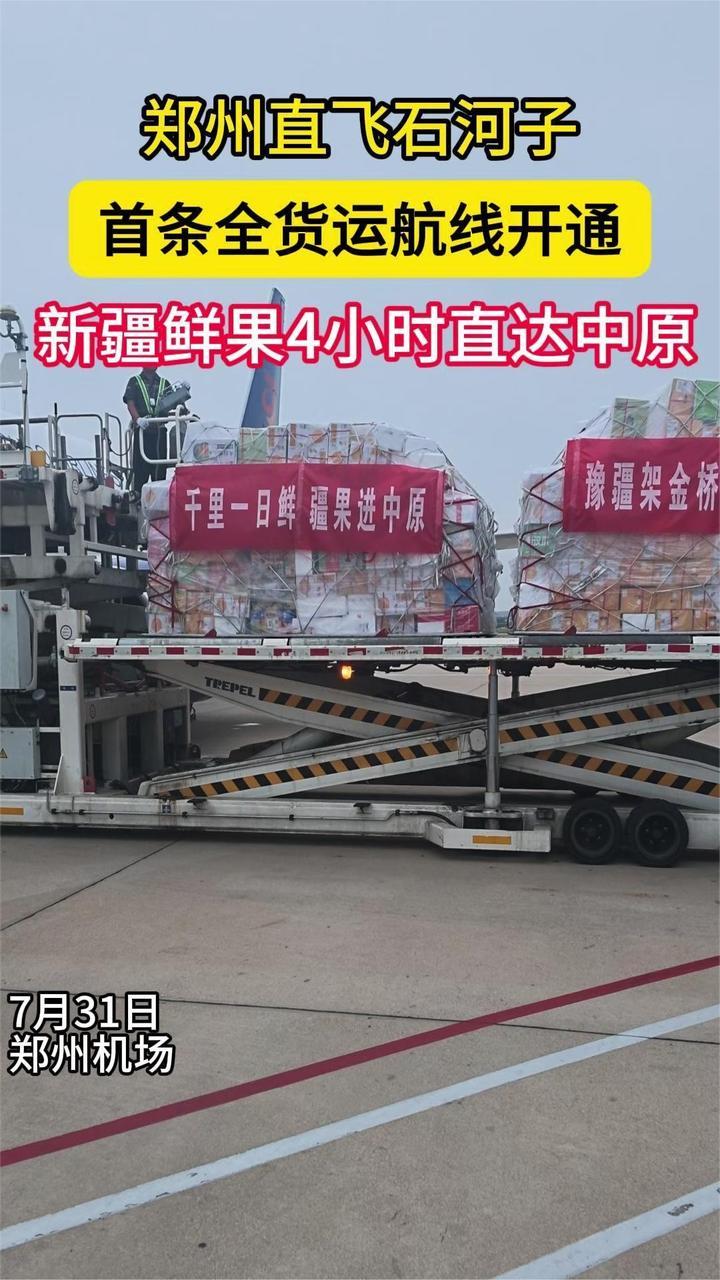 新疆石河子水果进入集中成熟期！直飞航线开通后，蟠桃、哈密瓜、西梅等特色水果实现4小时直达中原
