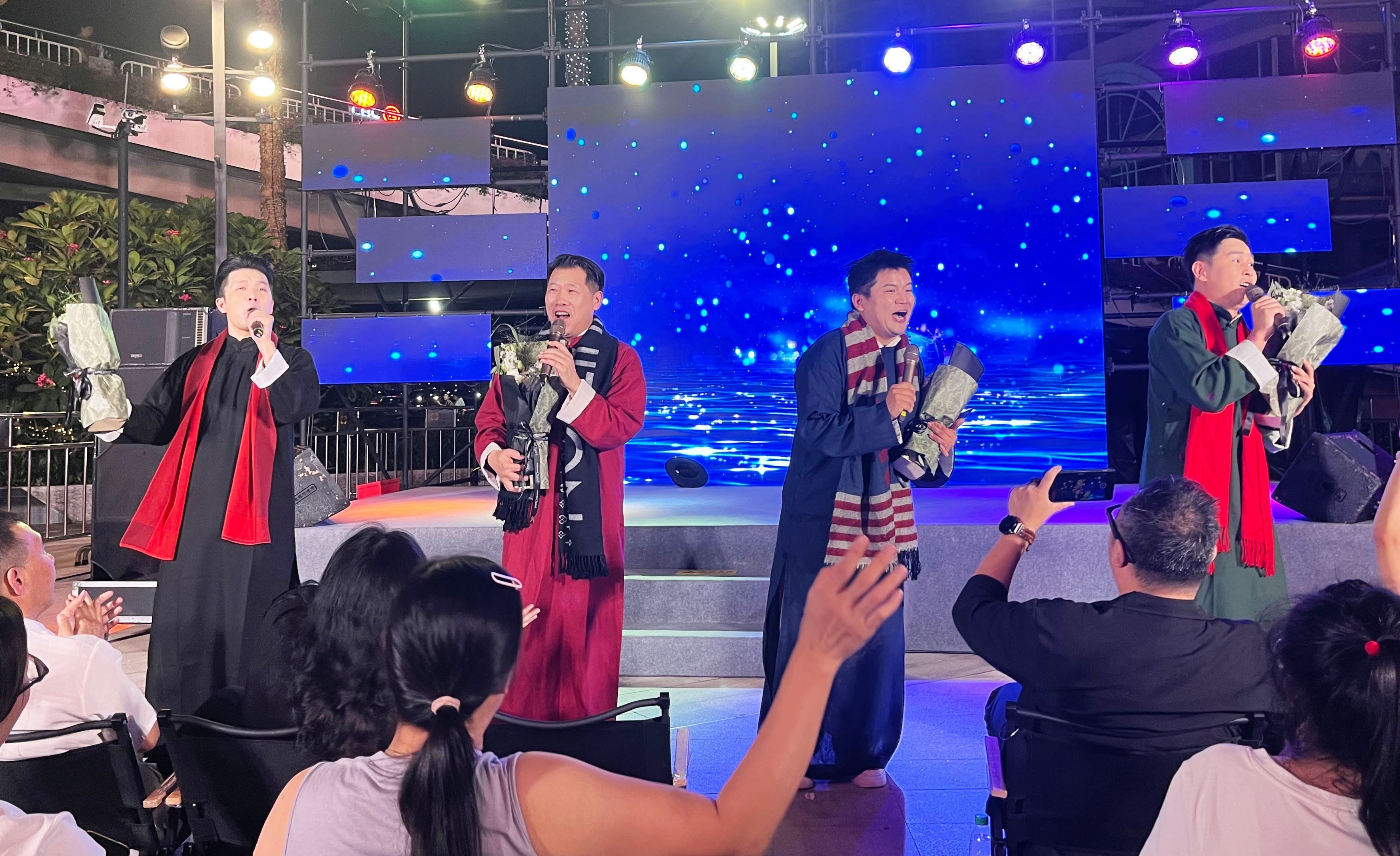 “香山之子”演唱会现场。(资料图片)