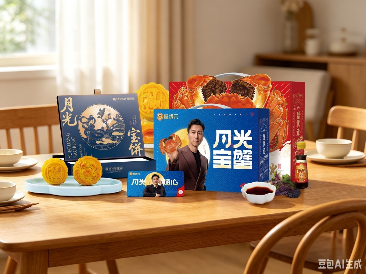 蟹状元大闸蟹礼盒和月饼礼盒