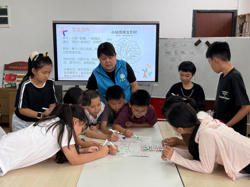 彩笔绘心，艺启成长 —河西社区青少年绘画疗愈成长小组