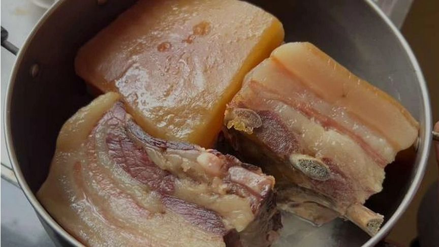 宣威待客之道，以肉为主
