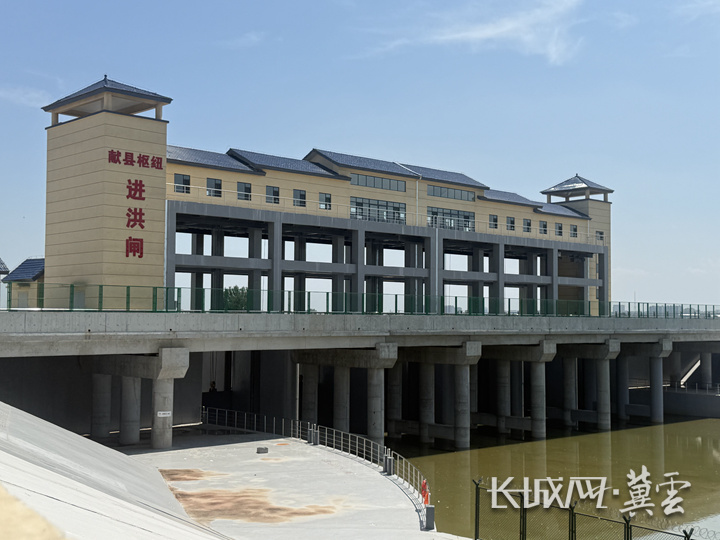 沧州献县枢纽进洪闸。长城网&middot;冀云客户端记者 张嘉琪 摄