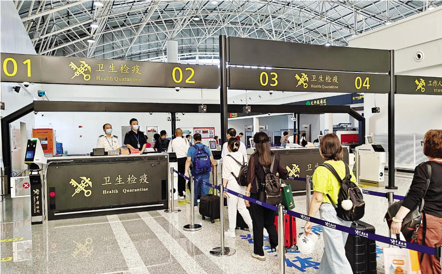 南昌昌北机场：7月入境旅客同比增长246.35%（图）