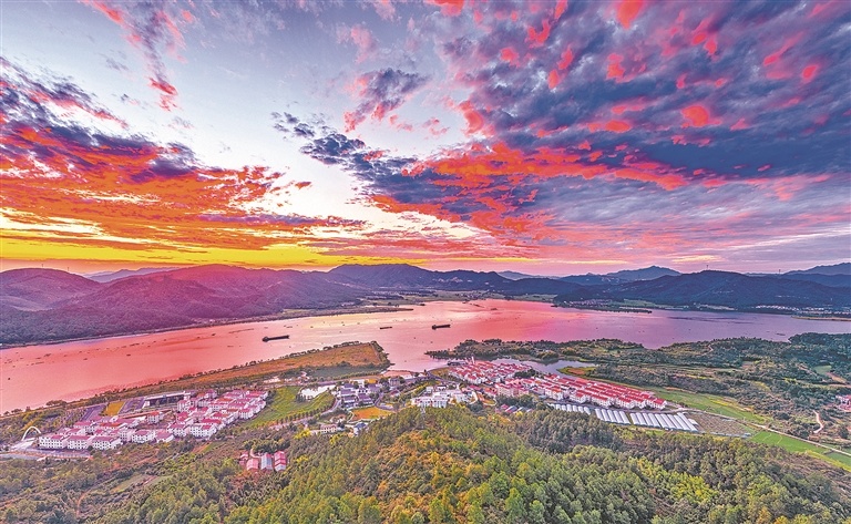峡江县：渔村晓歌（图）