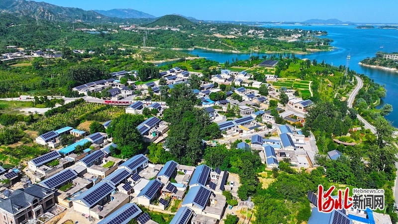 绿水青山描绘乡村振兴新图景。图为近日拍摄的平山县北庄村。河北日报记者 史晟全摄