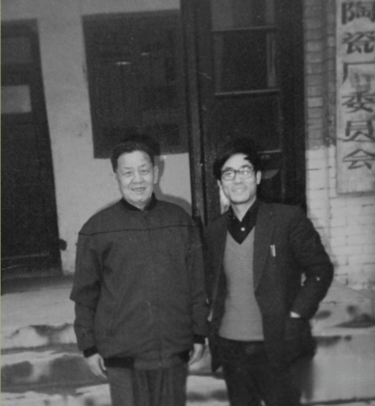 李国桢先生与孟树锋老师合影
