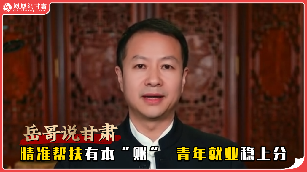 岳哥说甘肃·精准帮扶有本“账”　青年就业稳上分