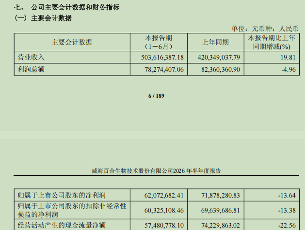 百合股份半年报:营收大涨近两成,多项费用抬升压制盈利空间