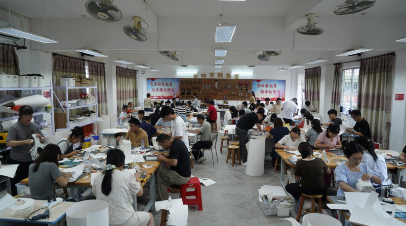 纸立体教师技能比赛现场