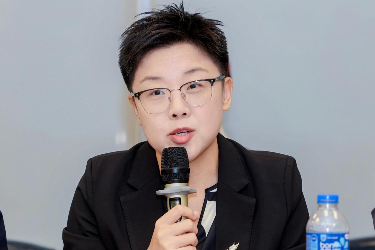 图 | 香港贸易发展局重庆办事处负责人王楠发言