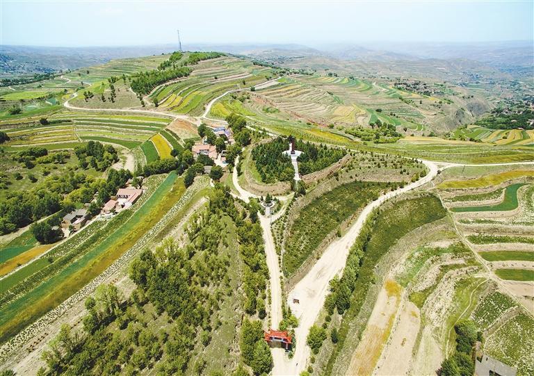 大墩梁红军战斗遗址全景（甘肃省文物局网站）