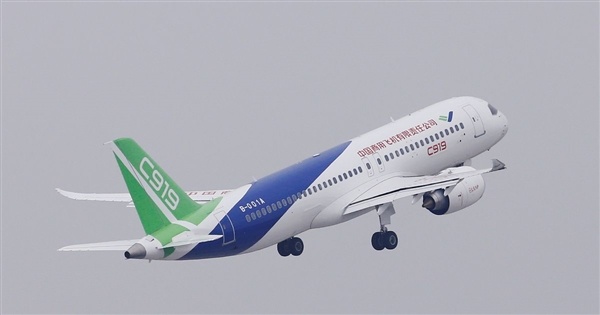 国产大飞机新里程碑!C919将首次执飞国际商业航班
