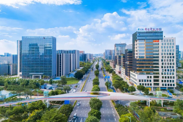图为:文翰湖科创总部基地(曹涛 摄)