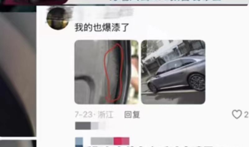 奇瑞风云A9L被曝集中爆漆,数百名车主维权,官方回应