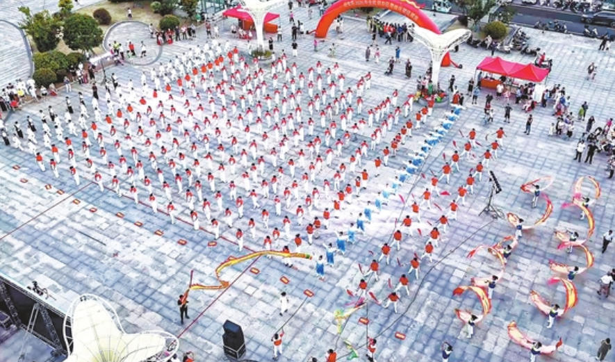 德安县：全民健身展风采（图）