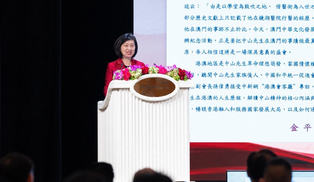 ▲陳志玲理事長宣讀王金平賀詞