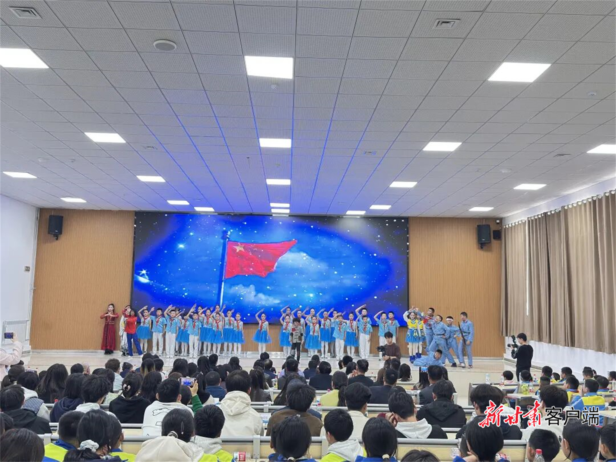 兰州新区举办思政课一体化沉浸式主题活动 本文图片均由新甘肃·兰州新区报记者 姜波 摄