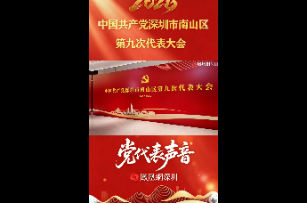 从社区服务到企业服务 2026南山党代会各界党代表发声