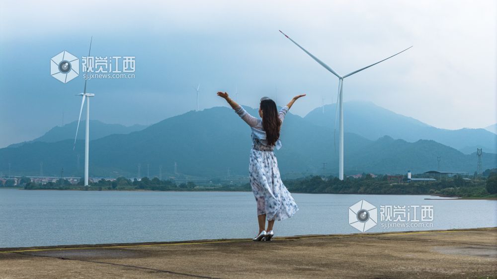 2026年8月14日在江西省吉安市新干县中堎水库拍摄的画面。